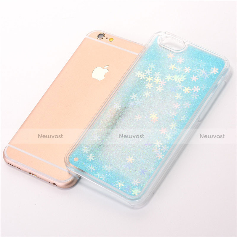 Ultra-thin Transparent Flowers Soft Case Cover T01 for Apple iPhone 6 Plus