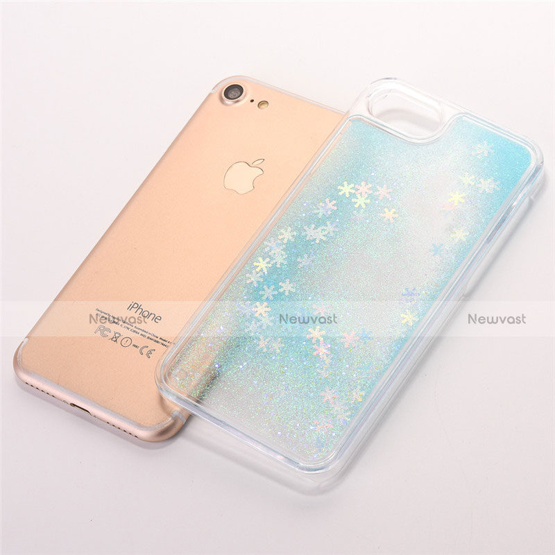 Ultra-thin Transparent Flowers Soft Case Cover T01 for Apple iPhone 7