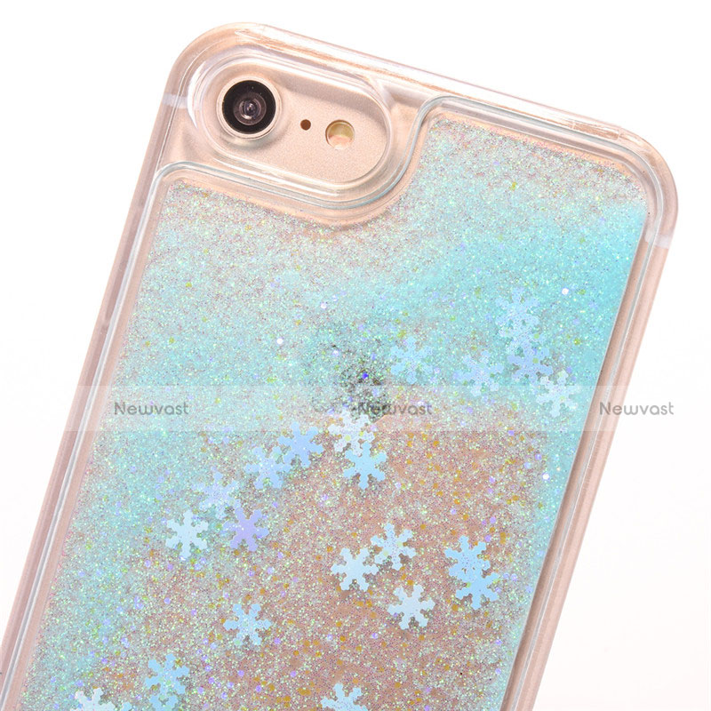 Ultra-thin Transparent Flowers Soft Case Cover T01 for Apple iPhone 7