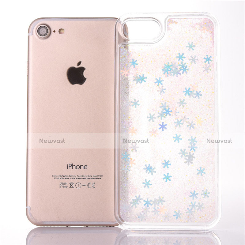 Ultra-thin Transparent Flowers Soft Case Cover T01 for Apple iPhone 7