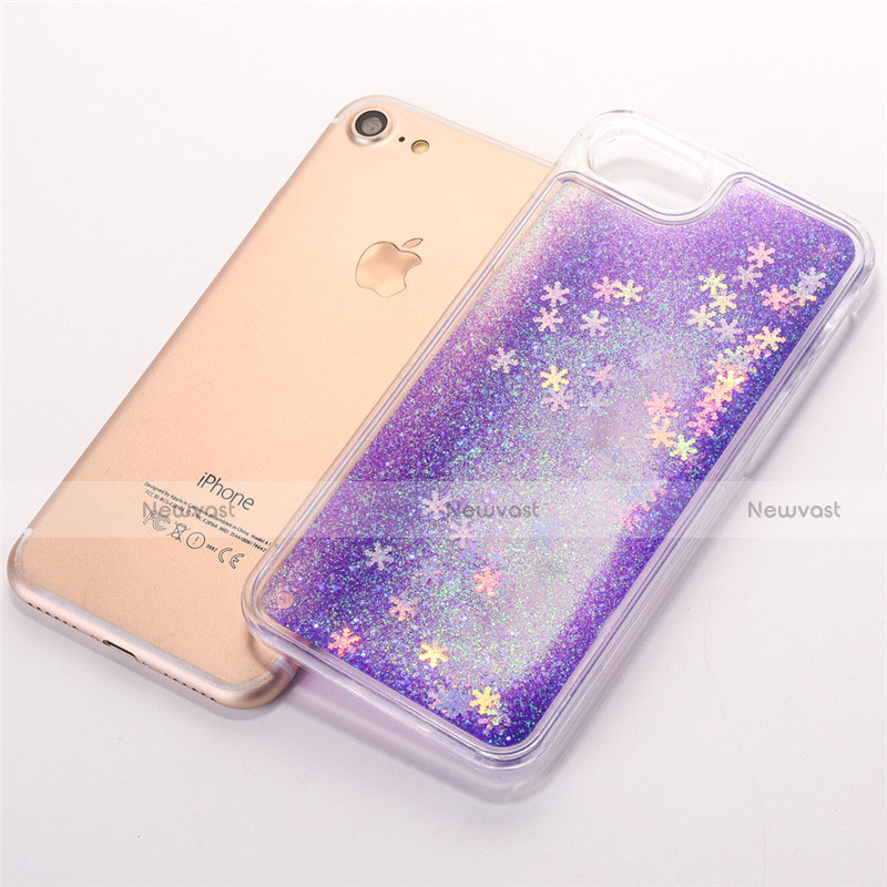 Ultra-thin Transparent Flowers Soft Case Cover T01 for Apple iPhone SE (2020)