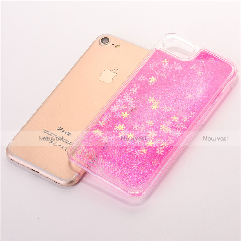 Ultra-thin Transparent Flowers Soft Case Cover T01 for Apple iPhone SE (2020)