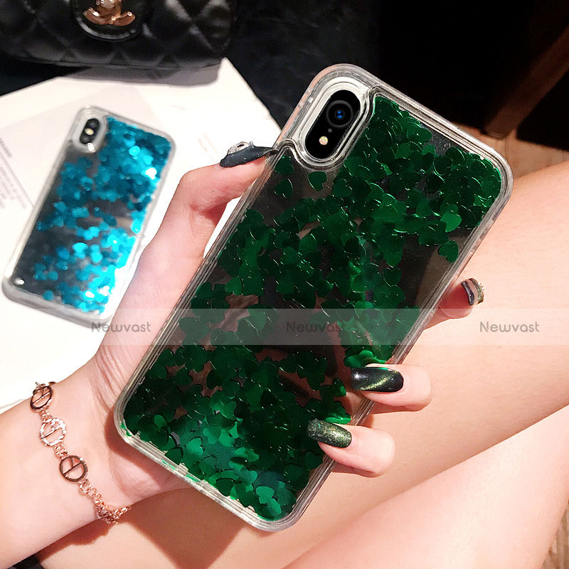 Ultra-thin Transparent Flowers Soft Case Cover T26 for Apple iPhone XR