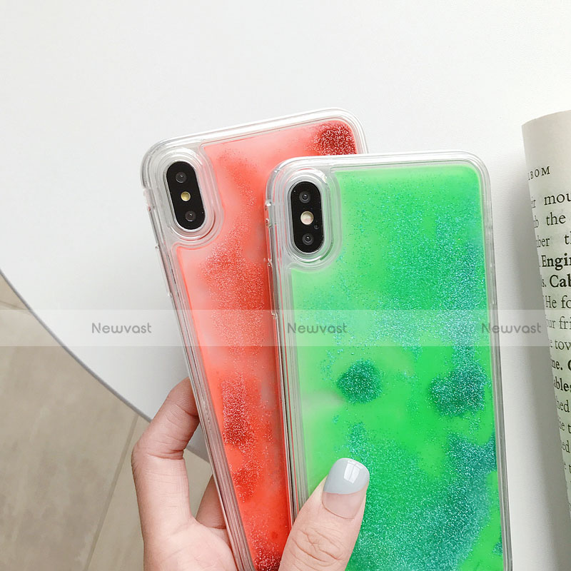 Ultra-thin Transparent Flowers Soft Case Cover Z03 for Apple iPhone X