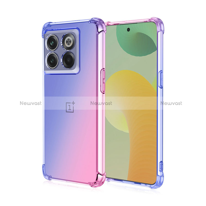 Ultra-thin Transparent Gel Gradient Soft Case Cover for OnePlus 10T 5G