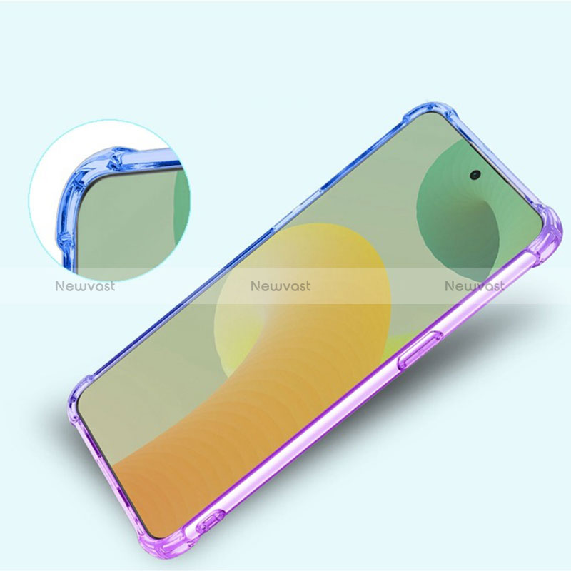 Ultra-thin Transparent Gel Gradient Soft Case Cover for OnePlus Ace Pro 5G