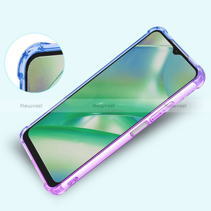 Ultra-thin Transparent Gel Gradient Soft Case Cover for Realme 10S 5G