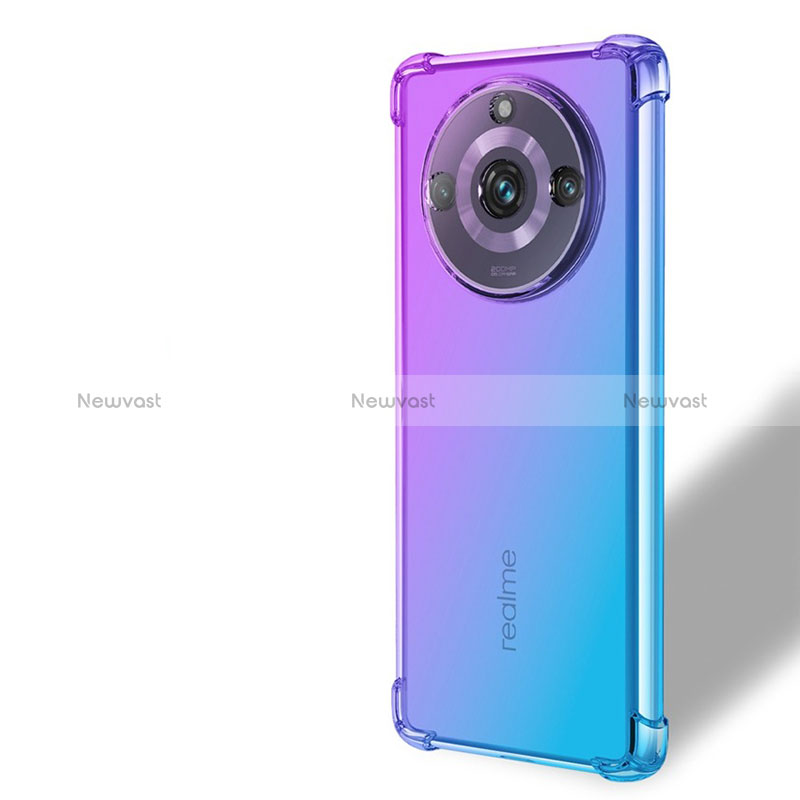 Ultra-thin Transparent Gel Gradient Soft Case Cover for Realme 11 Pro 5G