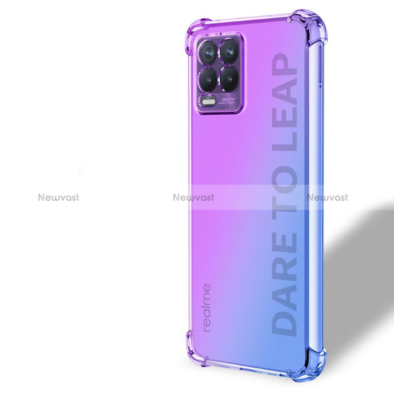 Ultra-thin Transparent Gel Gradient Soft Case Cover for Realme 8s 5G