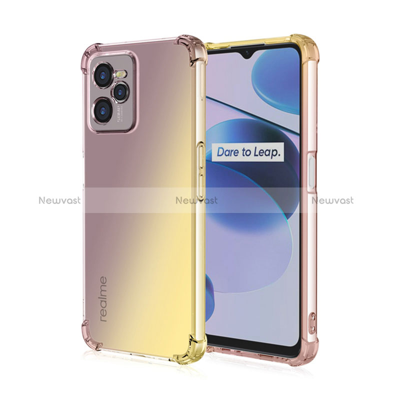 Ultra-thin Transparent Gel Gradient Soft Case Cover for Realme C35