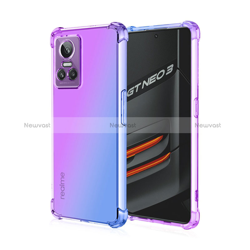 Ultra-thin Transparent Gel Gradient Soft Case Cover for Realme GT Neo3 5G