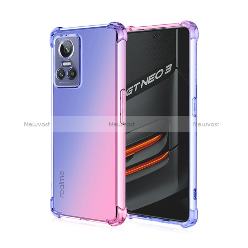 Ultra-thin Transparent Gel Gradient Soft Case Cover for Realme GT Neo3 5G