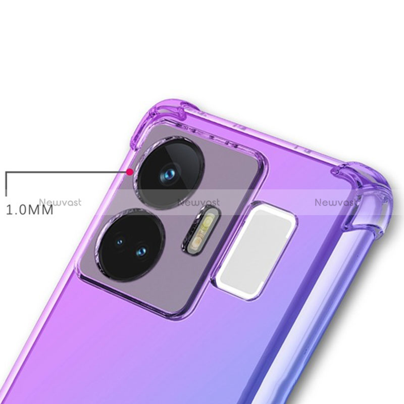 Ultra-thin Transparent Gel Gradient Soft Case Cover for Realme GT Neo5 240W 5G