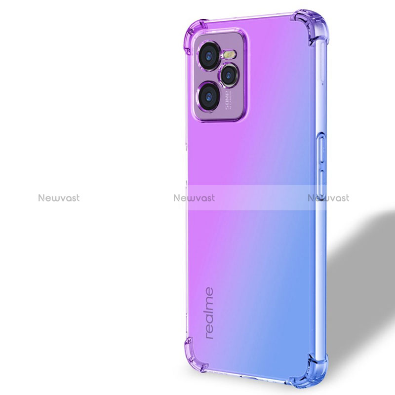 Ultra-thin Transparent Gel Gradient Soft Case Cover for Realme Narzo 50A Prime