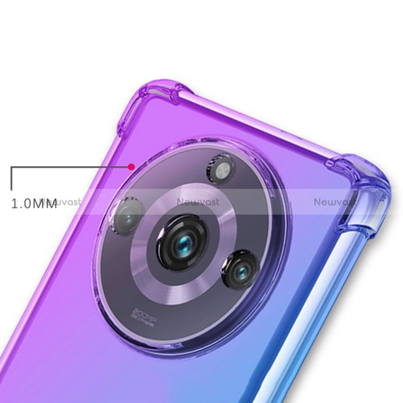 Ultra-thin Transparent Gel Gradient Soft Case Cover for Realme Narzo 60 Pro 5G