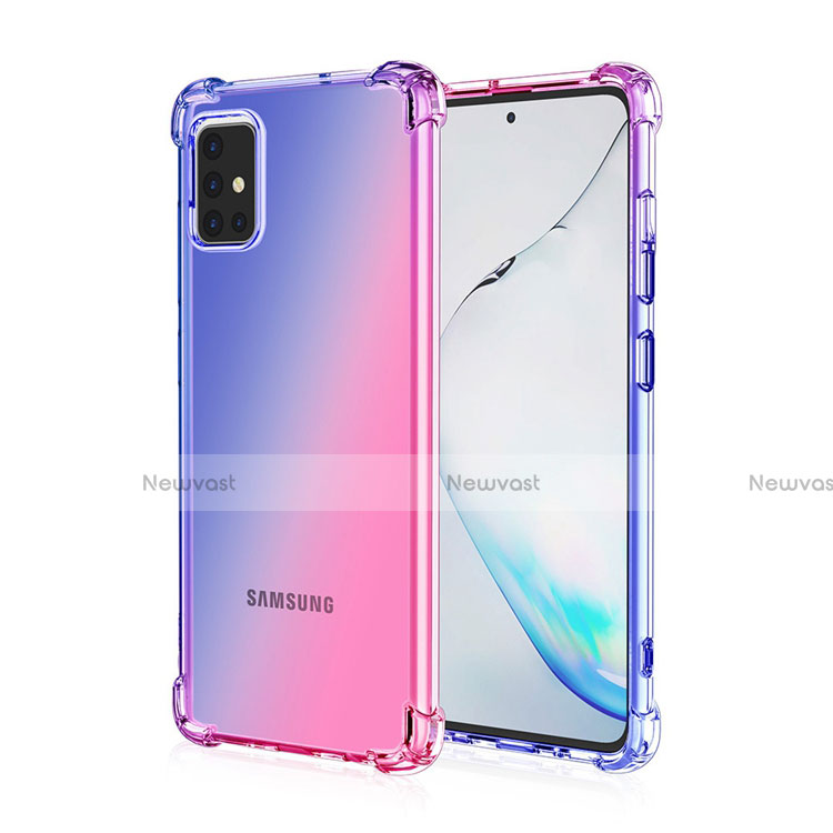 Ultra-thin Transparent Gel Gradient Soft Case Cover for Samsung Galaxy A51 4G