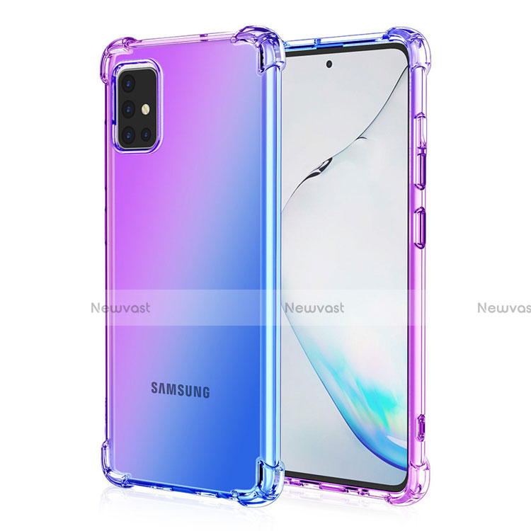 Ultra-thin Transparent Gel Gradient Soft Case Cover for Samsung Galaxy A51 4G