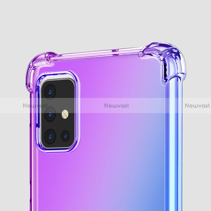 Ultra-thin Transparent Gel Gradient Soft Case Cover for Samsung Galaxy M40S