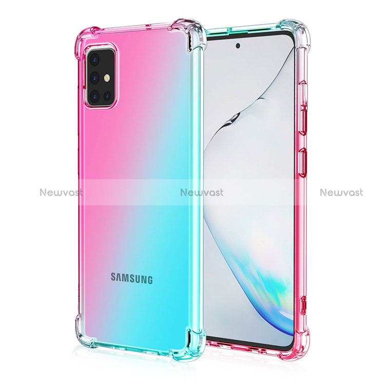 Ultra-thin Transparent Gel Gradient Soft Case Cover for Samsung Galaxy M40S