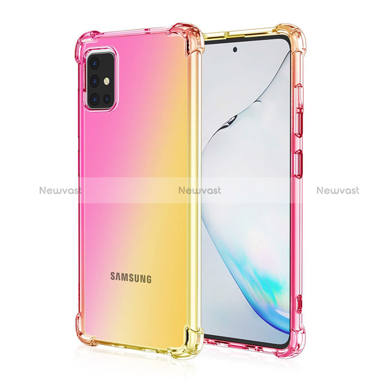 Ultra-thin Transparent Gel Gradient Soft Case Cover for Samsung Galaxy M40S