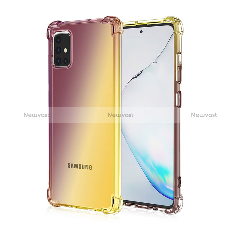 Ultra-thin Transparent Gel Gradient Soft Case Cover for Samsung Galaxy M40S