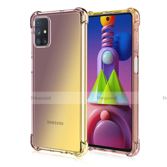 Ultra-thin Transparent Gel Gradient Soft Case Cover for Samsung Galaxy M51