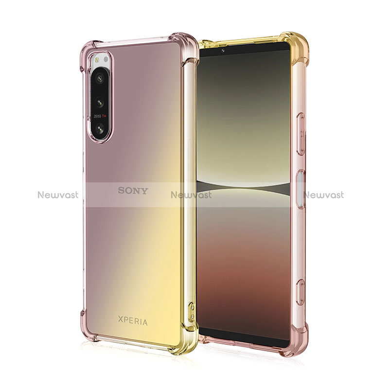 Ultra-thin Transparent Gel Gradient Soft Case Cover for Sony Xperia 1 II