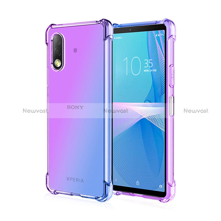 Ultra-thin Transparent Gel Gradient Soft Case Cover for Sony Xperia Ace II