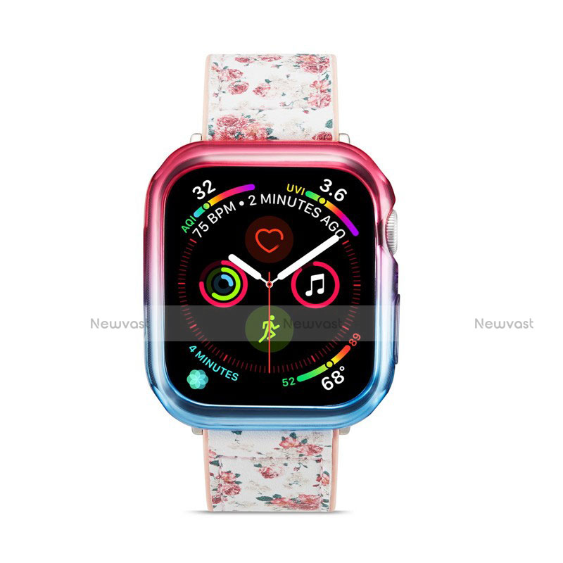 Ultra-thin Transparent Gel Gradient Soft Case Cover G01 for Apple iWatch 5 40mm