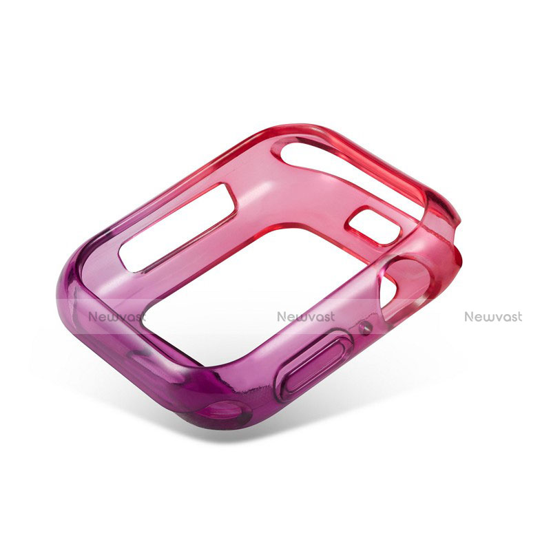 Ultra-thin Transparent Gel Gradient Soft Case Cover G01 for Apple iWatch 5 44mm