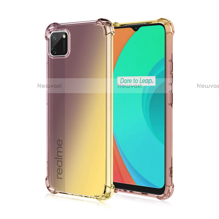 Ultra-thin Transparent Gel Gradient Soft Case Cover G01 for Realme C11