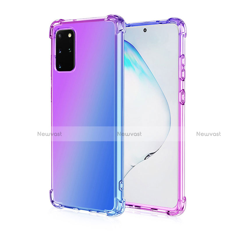 Ultra-thin Transparent Gel Gradient Soft Case Cover G01 for Samsung Galaxy S20 Plus