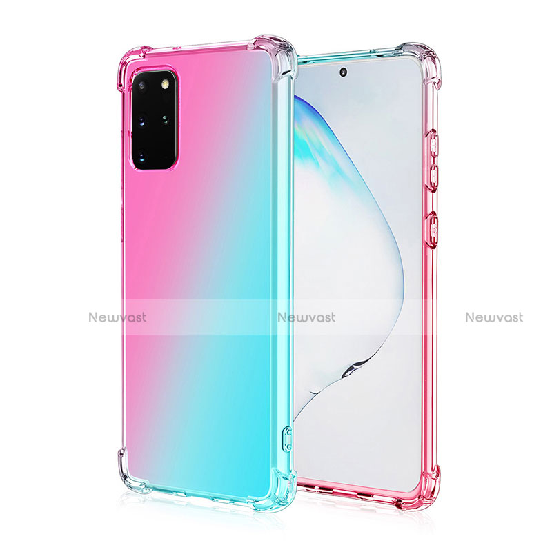 Ultra-thin Transparent Gel Gradient Soft Case Cover G01 for Samsung Galaxy S20 Plus 5G