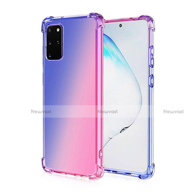 Ultra-thin Transparent Gel Gradient Soft Case Cover G01 for Samsung Galaxy S20 Plus