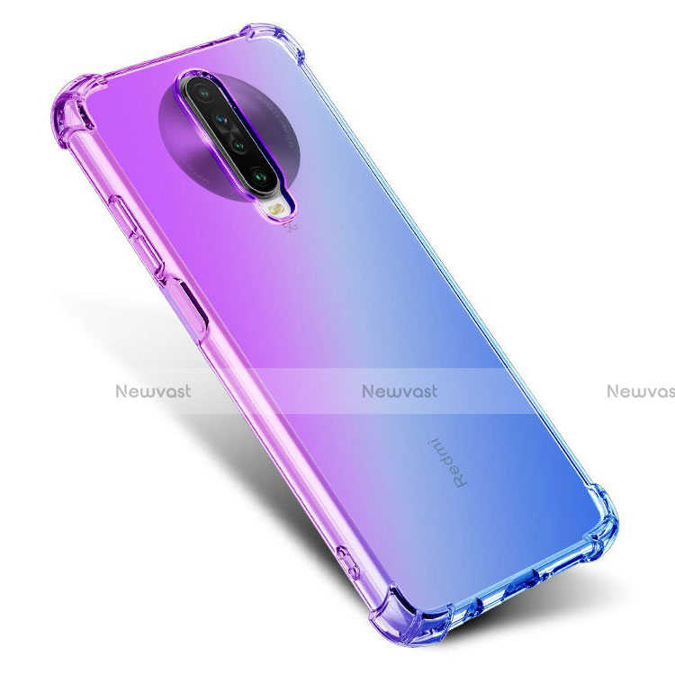 Ultra-thin Transparent Gel Gradient Soft Case Cover G01 for Xiaomi Redmi K30 4G