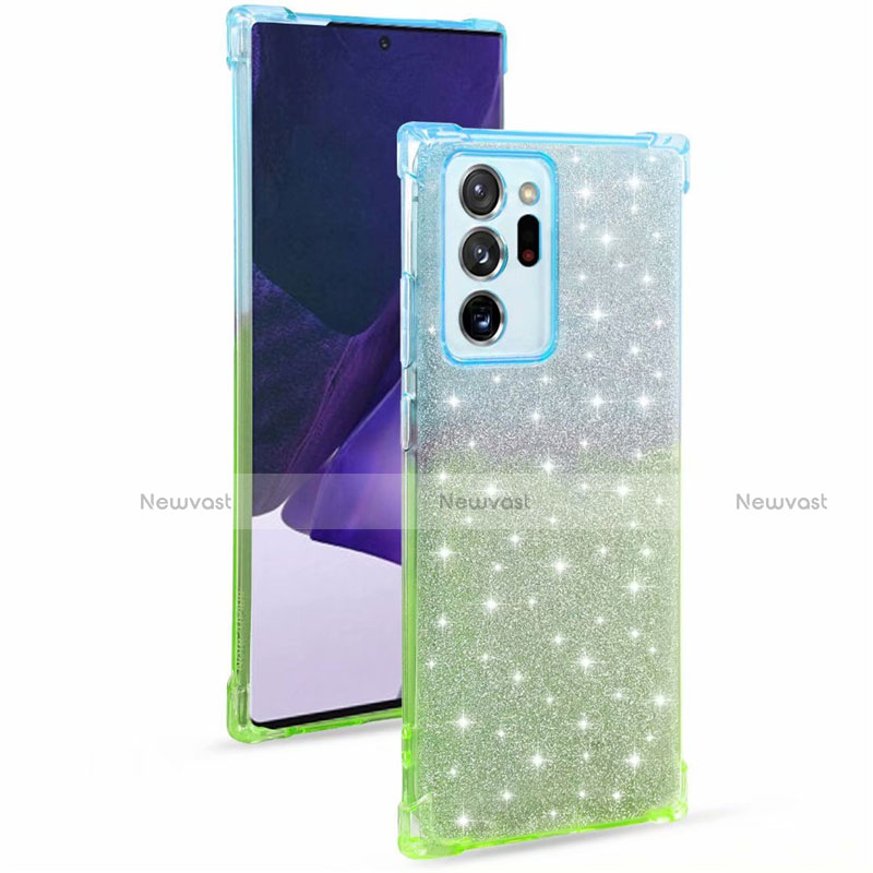 Ultra-thin Transparent Gel Gradient Soft Case Cover G02 for Samsung Galaxy Note 20 Ultra 5G