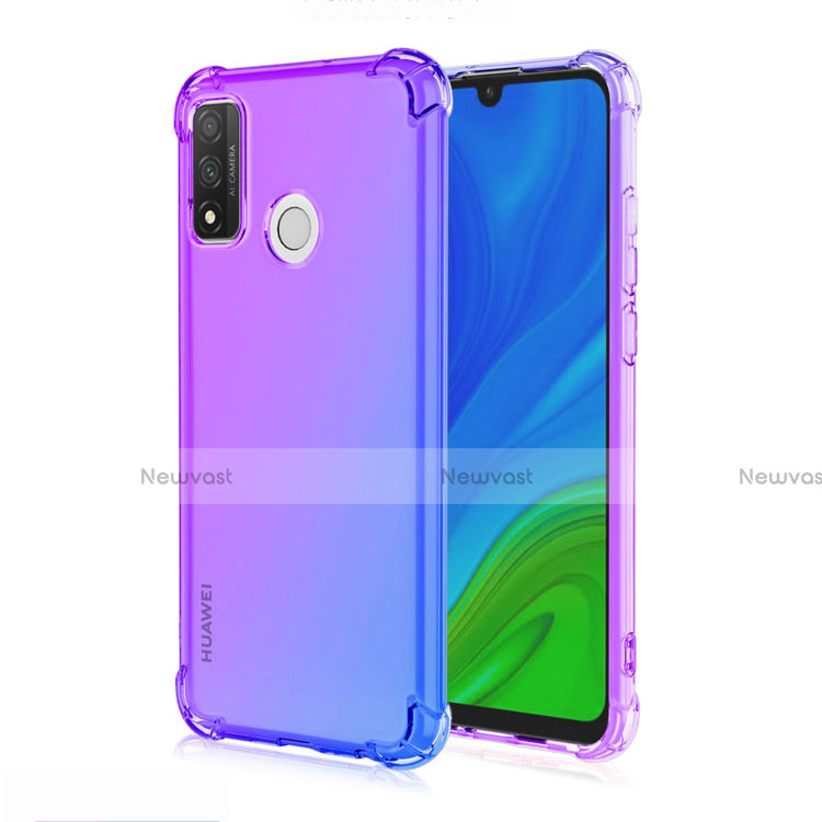 Ultra-thin Transparent Gel Gradient Soft Case Cover H01 for Huawei Nova Lite 3 Plus