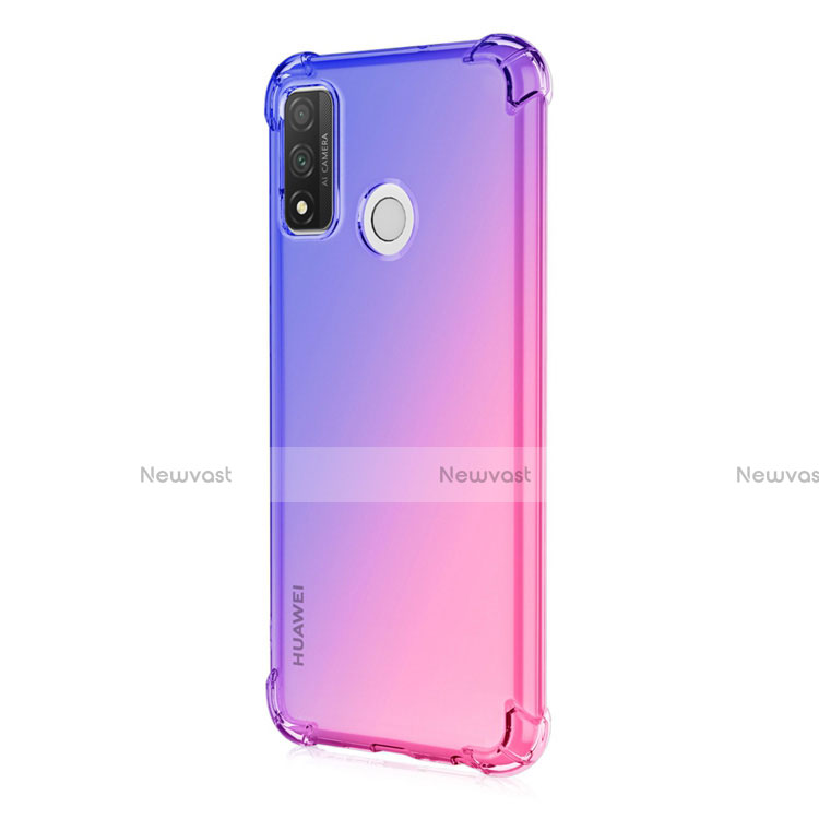 Ultra-thin Transparent Gel Gradient Soft Case Cover H01 for Huawei Nova Lite 3 Plus