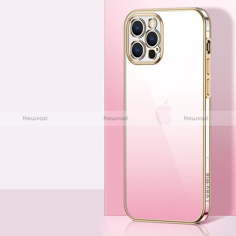 Ultra-thin Transparent Gel Gradient Soft Case Cover S01 for Apple iPhone 13 Pro Max