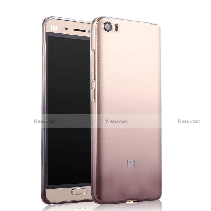 Ultra-thin Transparent Gel Gradient Soft Case for Xiaomi Mi 5 Gray