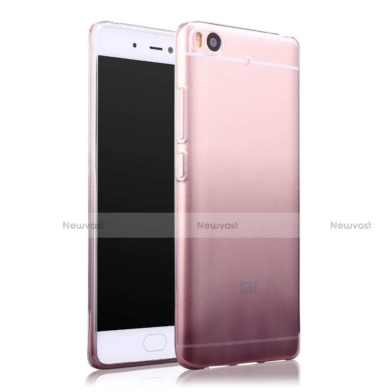 Ultra-thin Transparent Gel Gradient Soft Case for Xiaomi Mi 5S 4G Gray