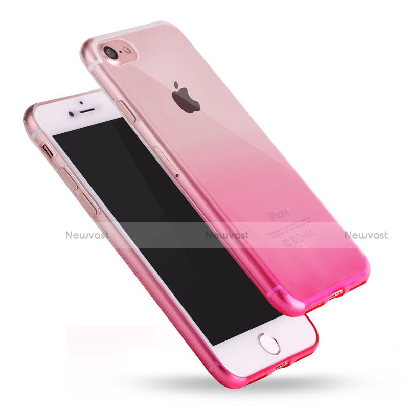 Ultra-thin Transparent Gel Gradient Soft Case G01 for Apple iPhone 7