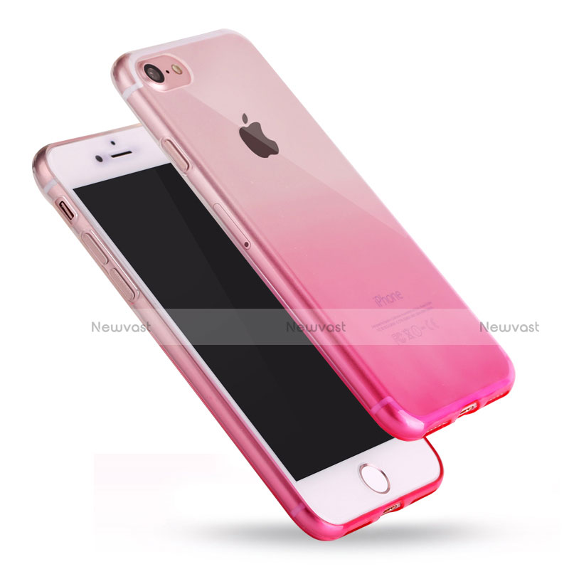 Ultra-thin Transparent Gel Gradient Soft Case G01 for Apple iPhone 8