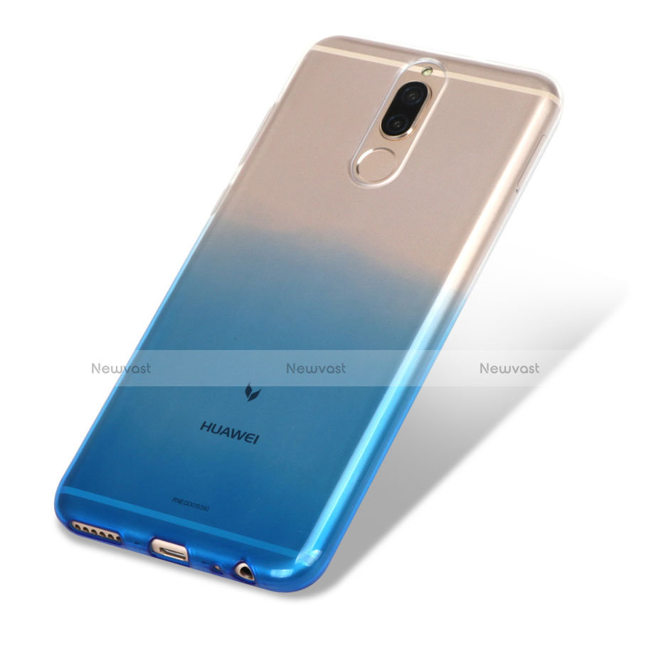 Ultra-thin Transparent Gel Gradient Soft Case G01 for Huawei G10 Blue