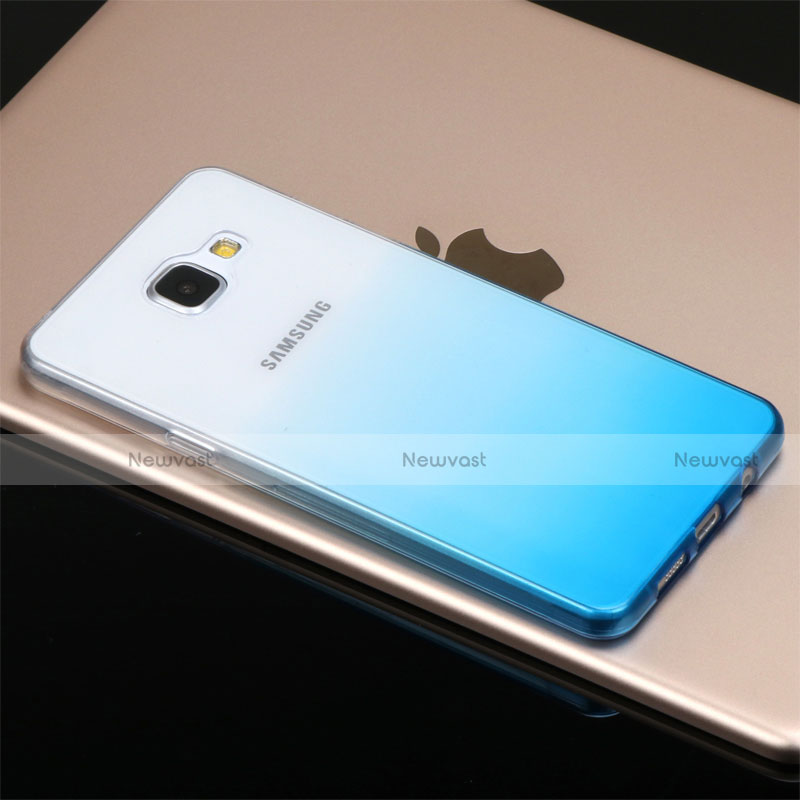 Ultra-thin Transparent Gel Gradient Soft Case G01 for Samsung Galaxy A5 (2016) SM-A510F Blue