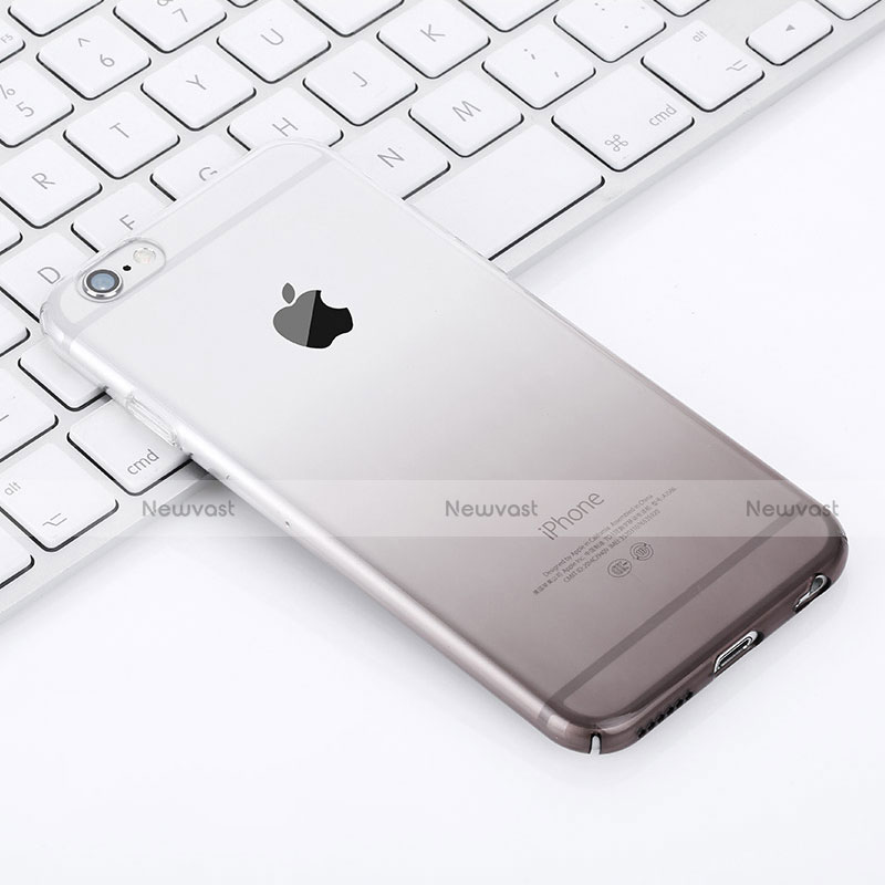 Ultra-thin Transparent Gel Gradient Soft Cover Z01 for Apple iPhone 6 Gray