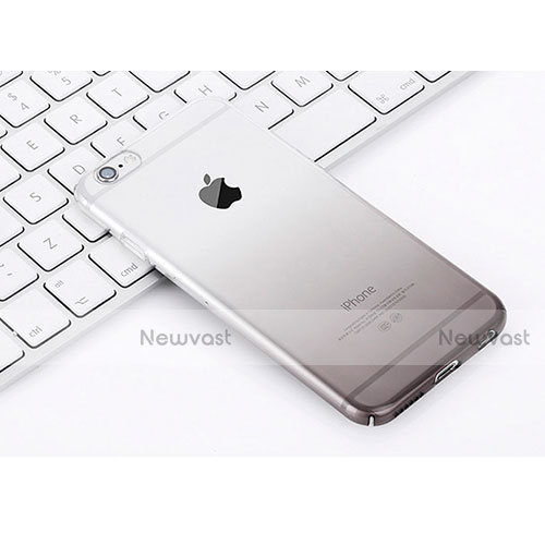 Ultra-thin Transparent Gel Gradient Soft Cover Z01 for Apple iPhone 6 Plus Gray