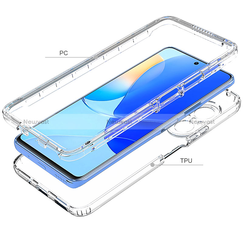 Ultra-thin Transparent Gel Gradient Soft Matte Finish Front and Back Case 360 Degrees Cover for Huawei Honor 50 SE 5G