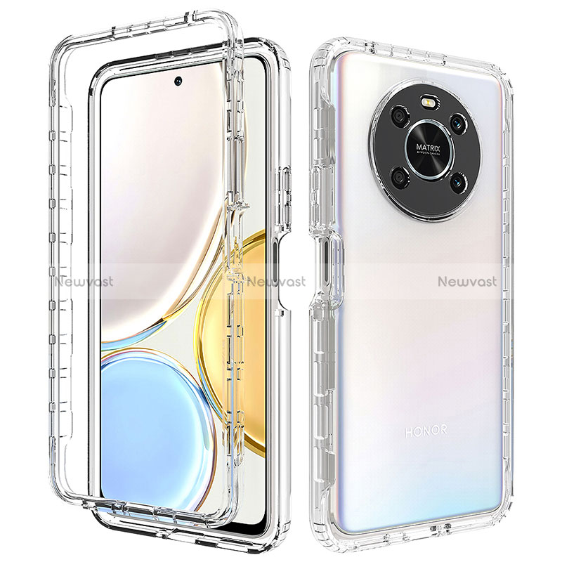 Ultra-thin Transparent Gel Gradient Soft Matte Finish Front and Back Case 360 Degrees Cover for Huawei Honor Magic4 Lite 4G