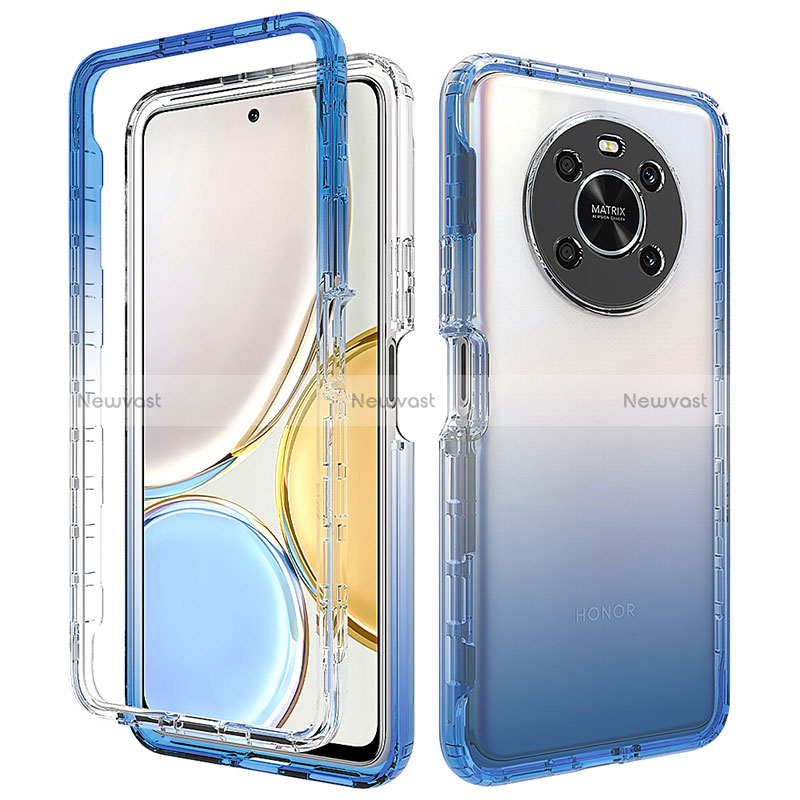 Ultra-thin Transparent Gel Gradient Soft Matte Finish Front and Back Case 360 Degrees Cover for Huawei Honor Magic4 Lite 4G